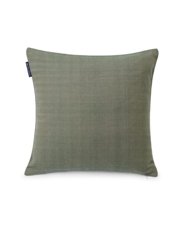 Herringbone Cotton Flanell kuddfodral 50x50 cm - Green - Lexington