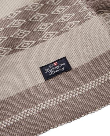 Jacquard Striped spisebrikke 40x50 cm - Beige - Lexington