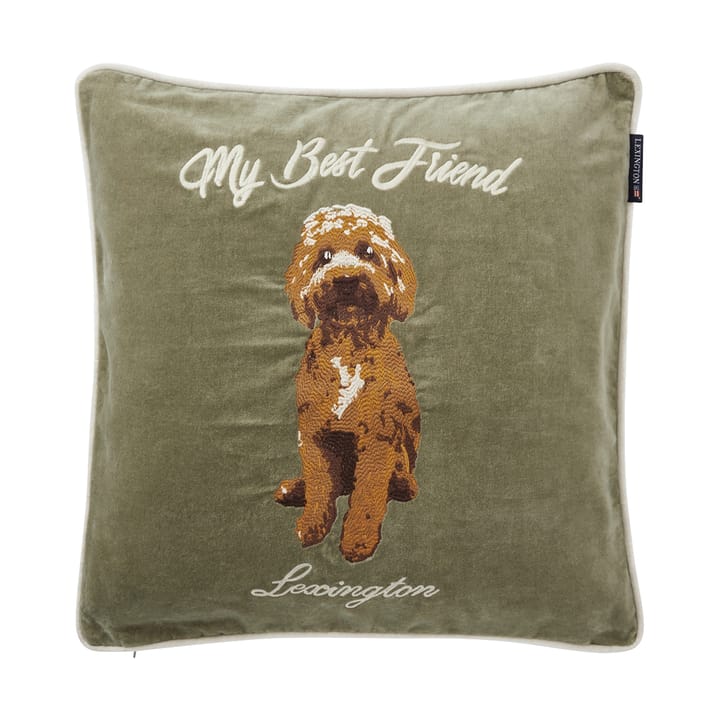 My Best Friend Velvet putetrekk 50x50 cm - Olive - Lexington