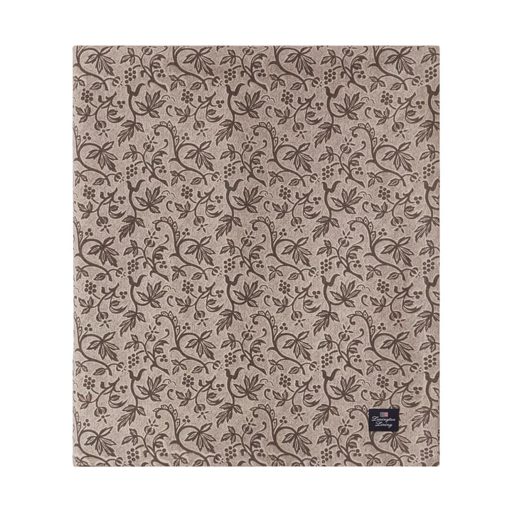 Printed Recycled Cotton duk 150x250 cm - Light beige - Lexington