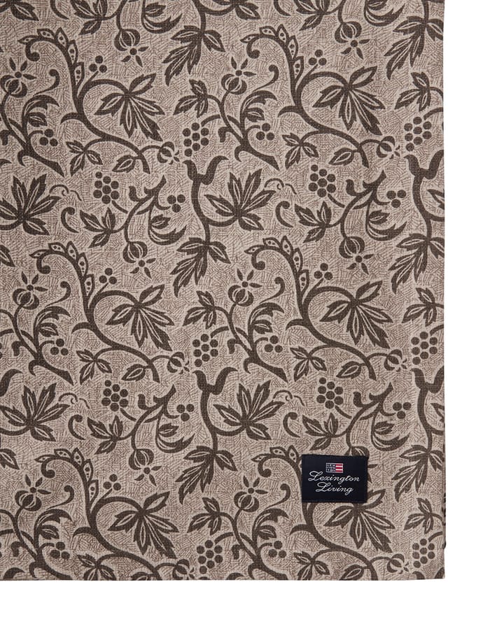 Printed Recycled Cotton duk 150x250 cm, Light beige Lexington