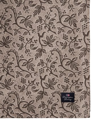 Printed Recycled Cotton duk 180x180 cm - Light beige - Lexington