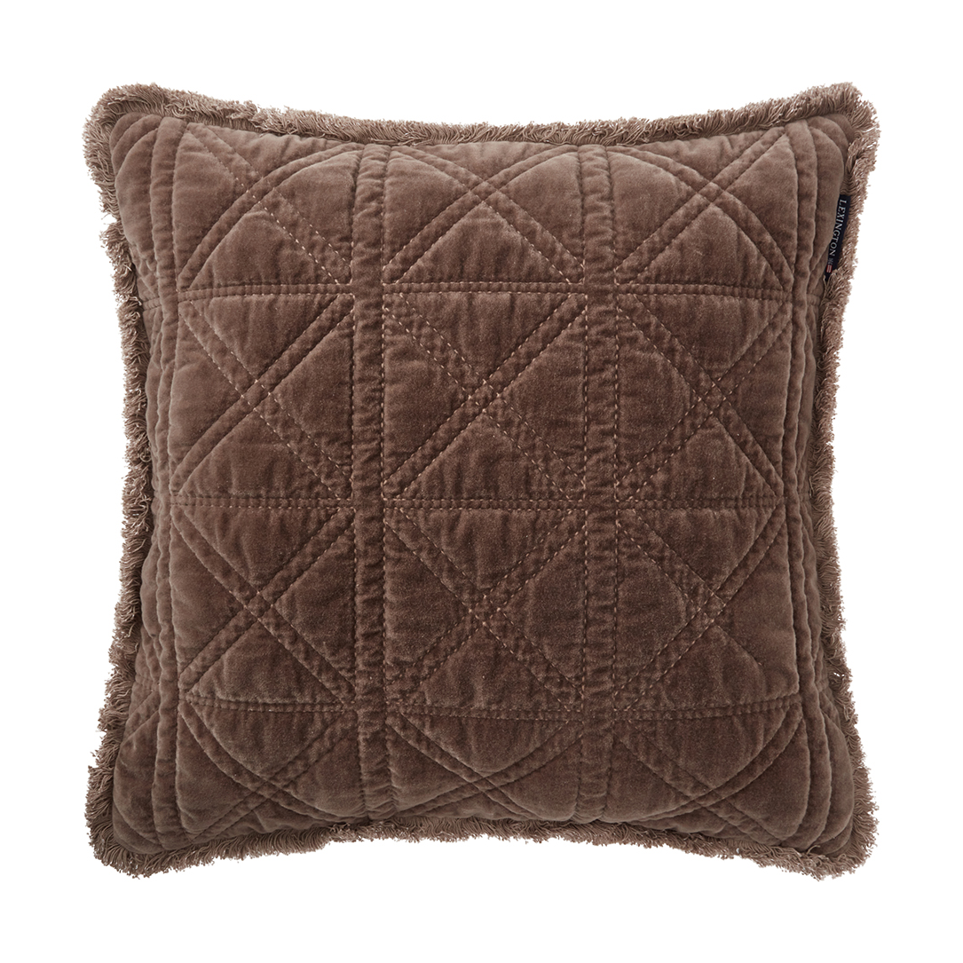 Bilde av Lexington Rattan Quilted Velvet putetrekk 50x50 cm Brown