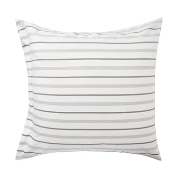 Striped Cotton Poplin putevar 65x65 cm - White - Lexington