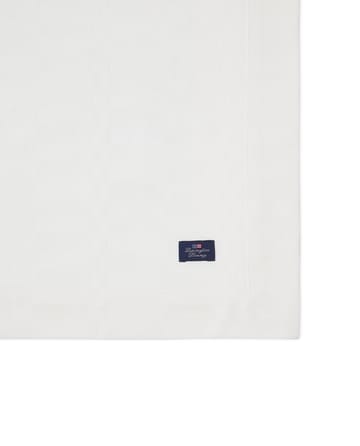 White Jacquard Cotton bordbrikke 40x50 cm - Hvit - Lexington