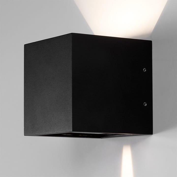 Cube XL Up/Down vegglampe, Black, LED Light-Point