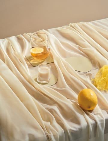 Nupo glassunderlag circle - Lemon sorbet - LIND DNA