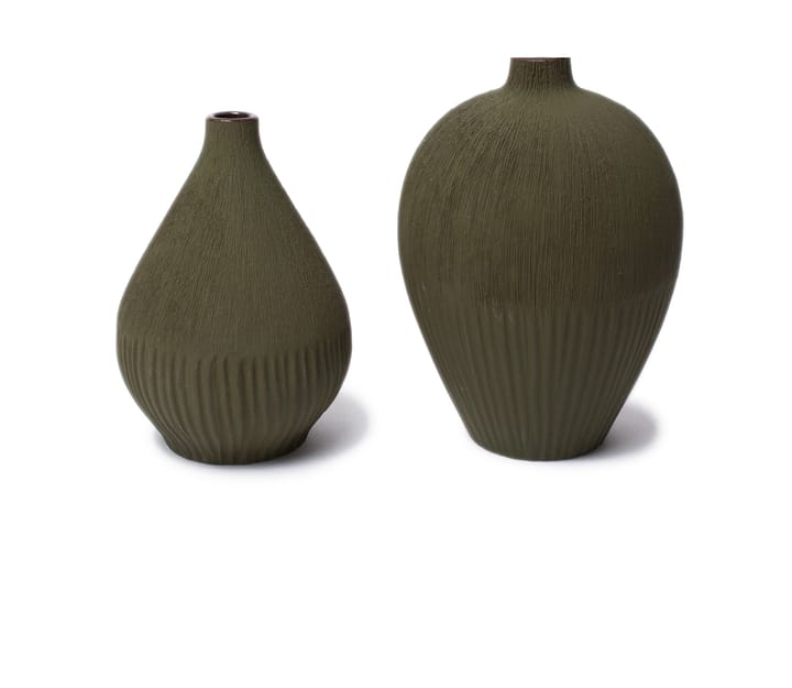 Kobe vase, Forest green Lindform