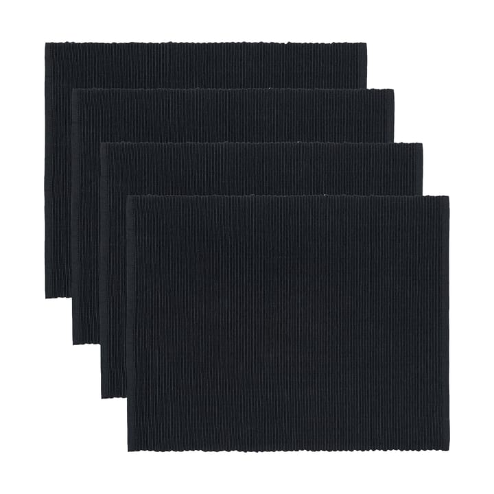 Uni bordbrikke 35x46 cm 4-pk - Svart - Linum