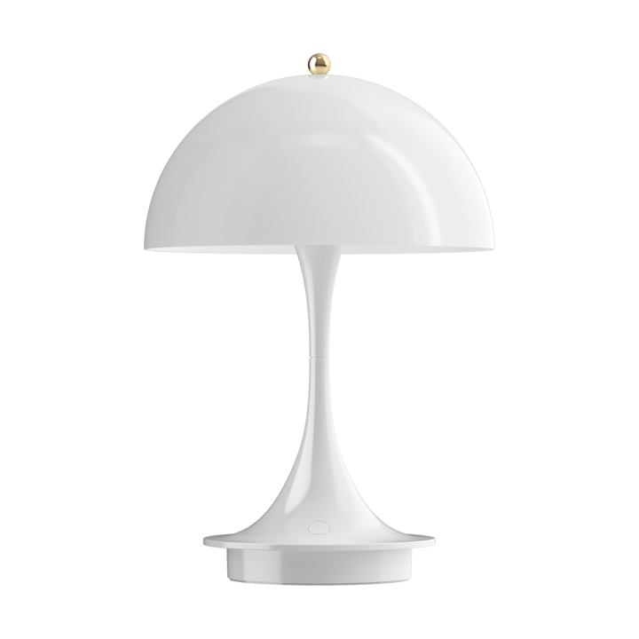 Panthella 160 bærbar bordlampe Anniversary Edition - Brass metallised-white - Louis Poulsen