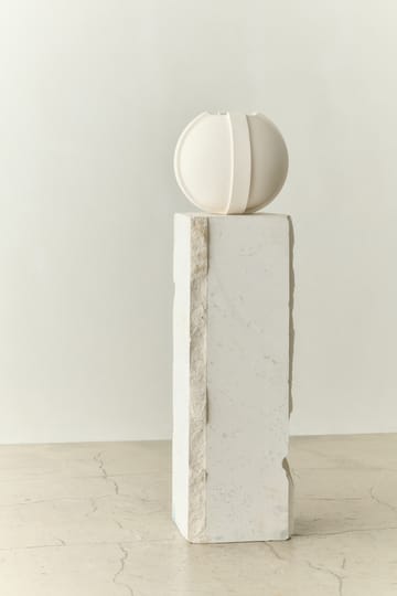 Vinci vase 01 29 cm - Raw White - Louise Roe