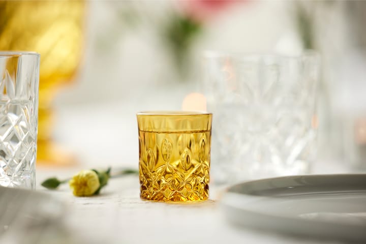 Sorrento shotglass 4 cl 4-pack, Amber Lyngby Glas