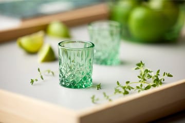 Sorrento shotglass 4 cl 4-pack - Grønn - Lyngby Glas