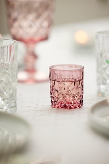 Sorrento shotglass 4 cl 4-pack - Pink - Lyngby Glas