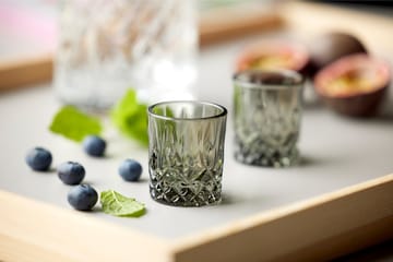 Sorrento shotglass 4 cl 4-pack - Smoke - Lyngby Glas