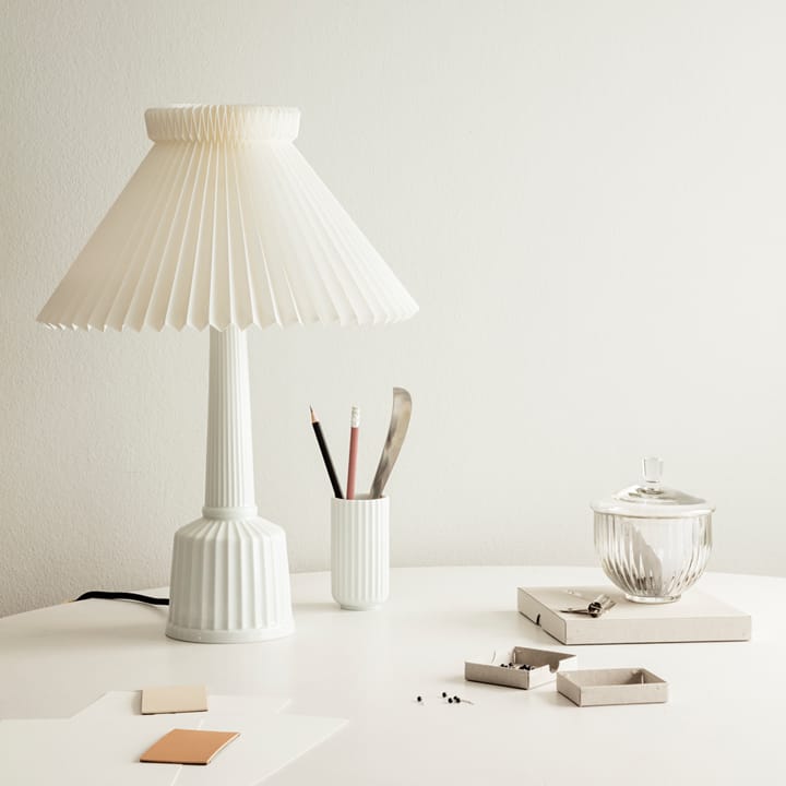 Esben klint bordlampe, hvit, h.65 cm Lyngby Porcelæn