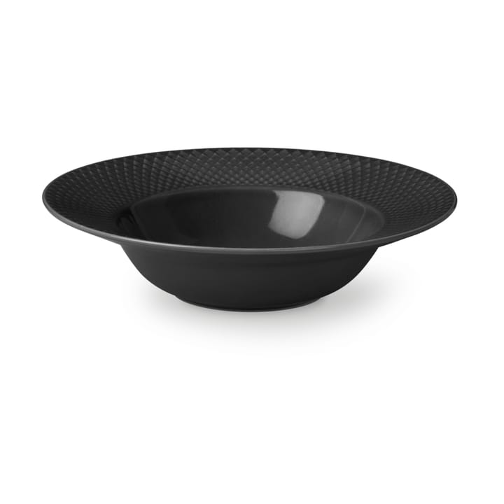 Rhombe Earth dyp tallerken Ø24.5 cm - Slate - Lyngby Porcelæn