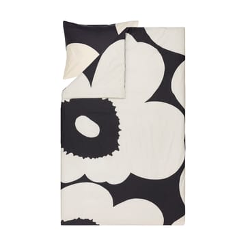 Iso Unikko dynetrekk 150x210 cm - Charcoal-off white - Marimekko