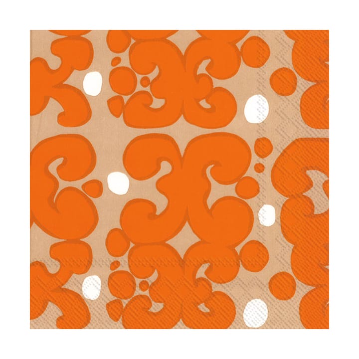 Keidas servietter 33x33 cm 20-pk - Orange - Marimekko