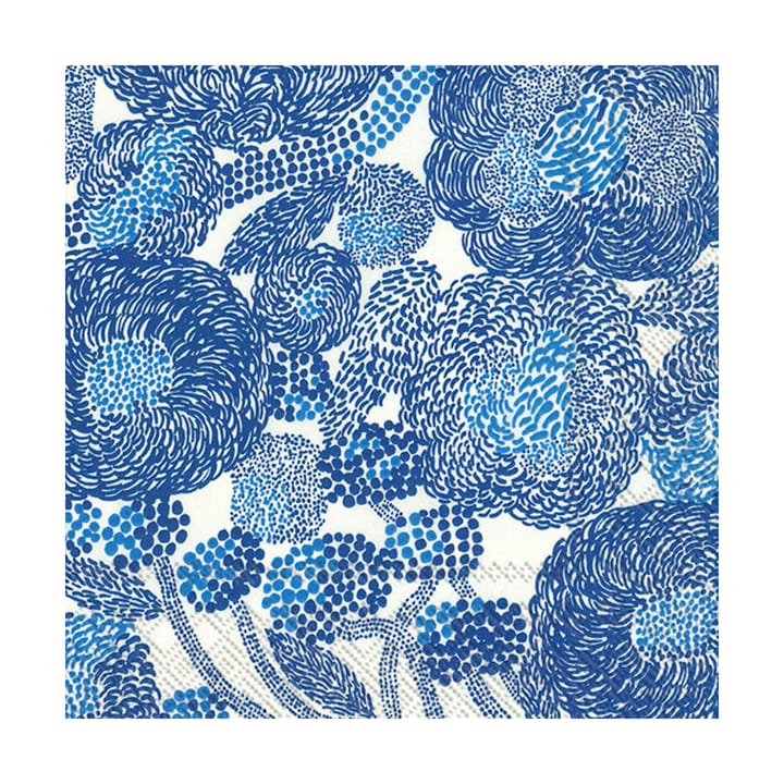 Mynsteri servietter 33x33 cm 20-pk - Cream blue - Marimekko