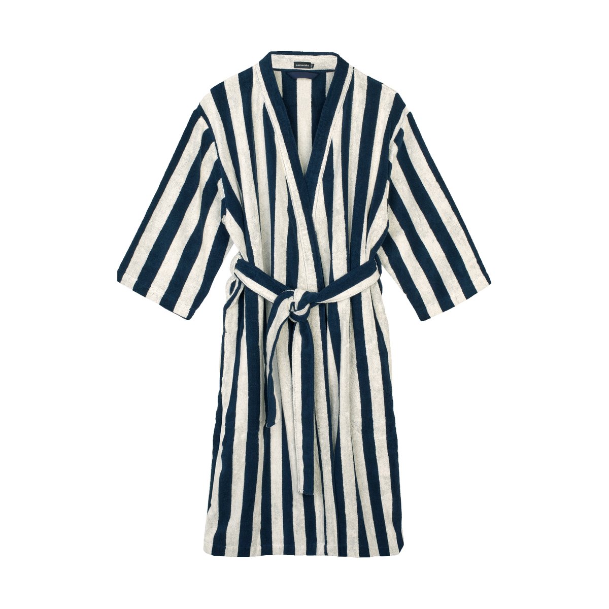 Bilde av Marimekko Nimikko badekåpe Sand-dark blue S/M