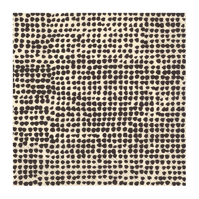 Orkanen servietter 33 x 33 cm 20-pk - Linen black - Marimekko