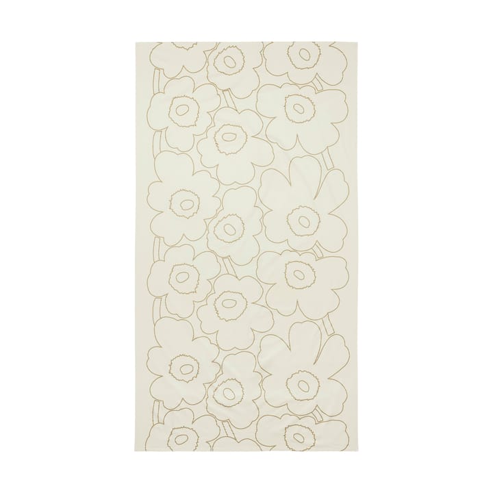 Piirto Unikko duk 135x250 cm, Linen-gold Marimekko