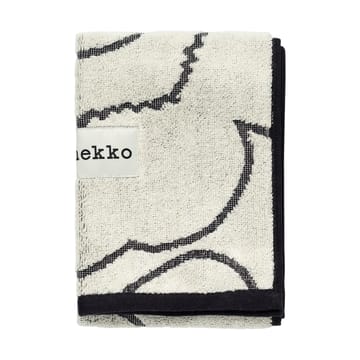 Piirto Unikko gjestehåndkle 30x50 cm - Ivory-black - Marimekko