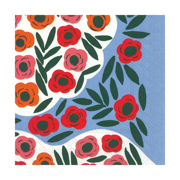 Ruukku servietter 33x33 cm 20-pk - Blue - Marimekko