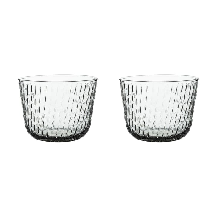 Syksy drikkeglass 2dl 2-pack - Mistey grey - Marimekko