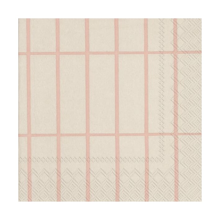 Tiiliskivi servietter 33x33 cm 20-pk - Linen-rose - Marimekko