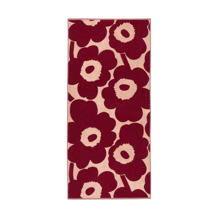 Unikko Badehåndkle 70x150 cm - Pink-dark cherry - Marimekko