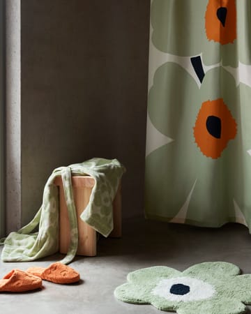 Unikko badekåpe - Off white-sage, M - Marimekko