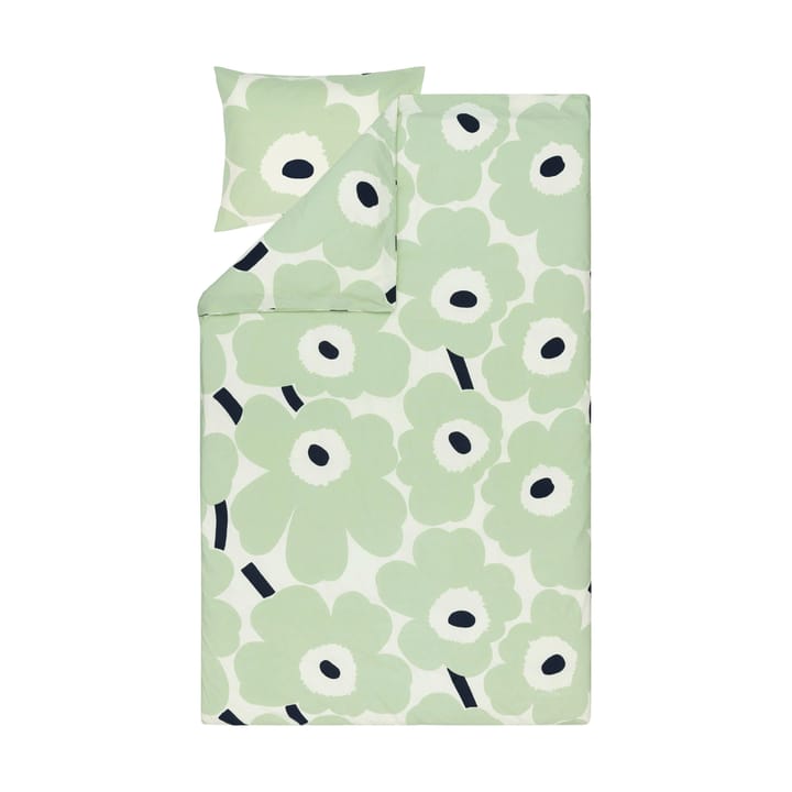 Unikko dynetrekk 150x210 cm, Off white-sage-dark blue Marimekko