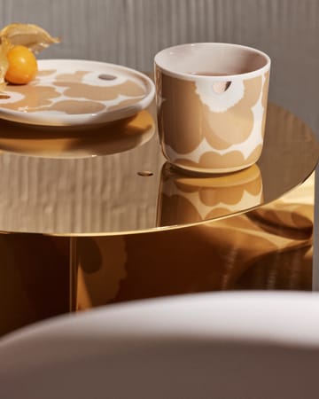 Unikko kopp med fat 20 cl 2-pakning - Beige-hvit - Marimekko