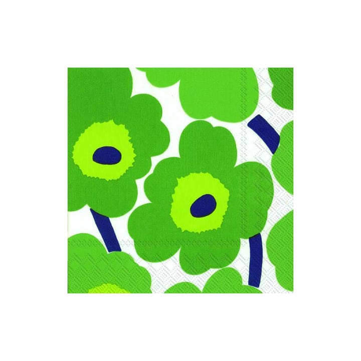 Unniko serviett 33x33 cm 20-pack - Grønn - Marimekko