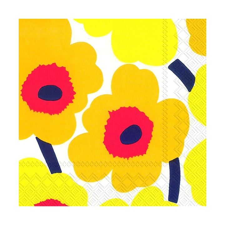 Unniko servietter 33x33 cm 20-pk - Mörk gul - Marimekko