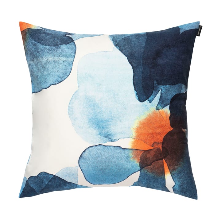 Valssi putetrekk 50x50 cm - White-dark blue-orange - Marimekko