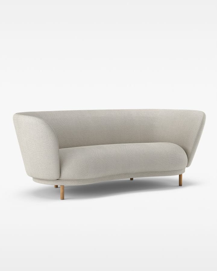 Dandy 3-siter sofa, Eik-Sacho Safire 007 Massproductions