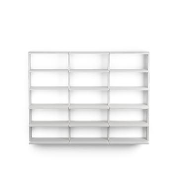 Gridlock – T3-A9-9 vegghylle - White stained Ash - Massproductions