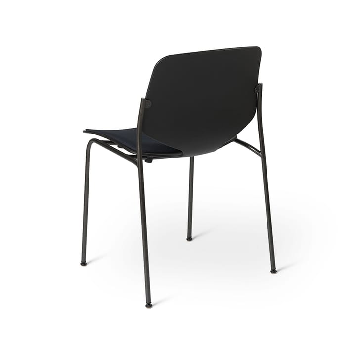 Nova Sea stol, Stoff cura 60111 black, sort stålstativ Mater