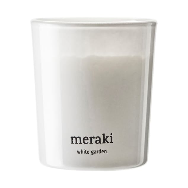 Meraki duftlys 12 timer 2-pk, White garden Meraki