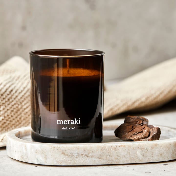 Meraki duftlys, 35 timer, Dark wood Meraki