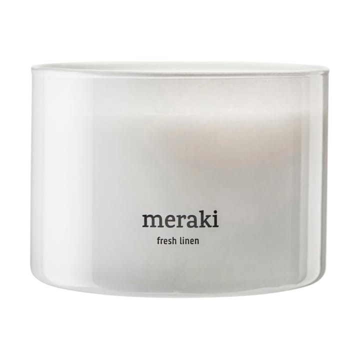 Meraki duftlys, 60 timer - Fresh linen - Meraki