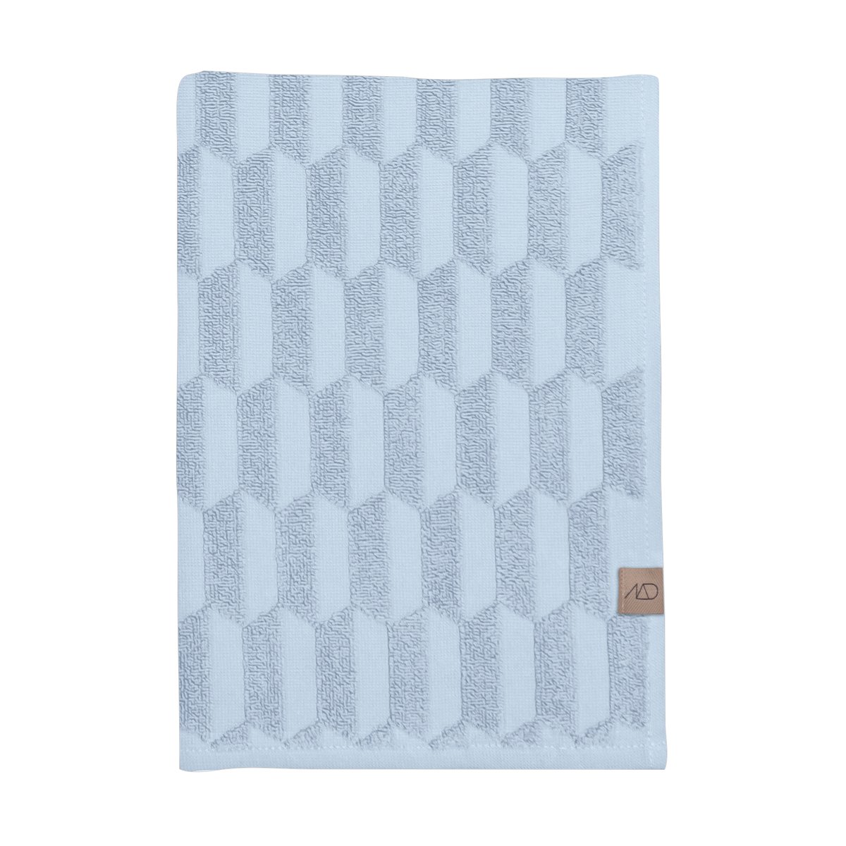Mette Ditmer Geo badehåndkle 70 x 133 cm Light Blue
