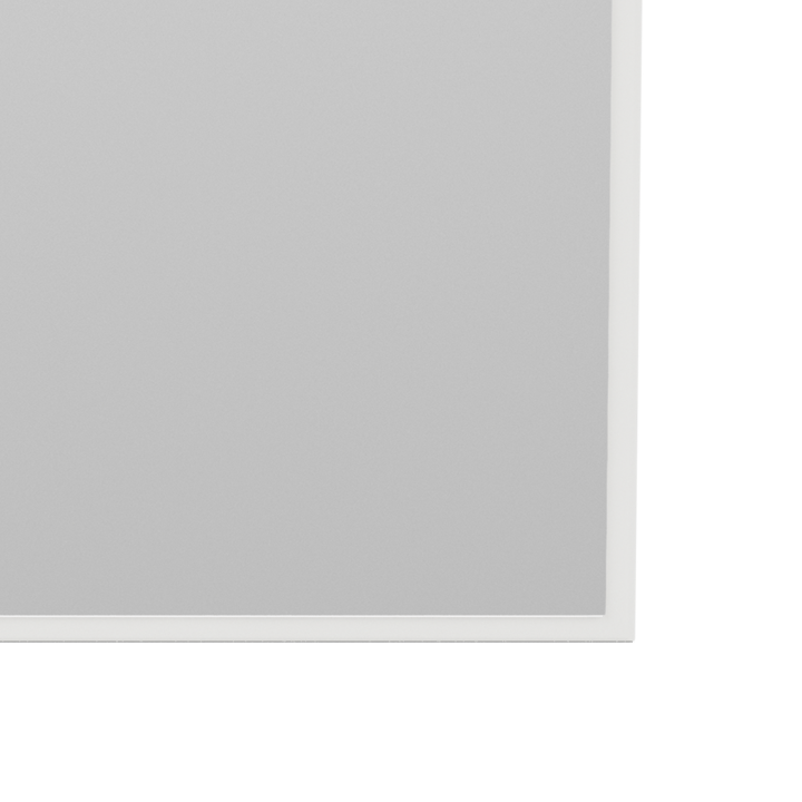 Montana rectangular speil 69,6x138 cm, White Montana