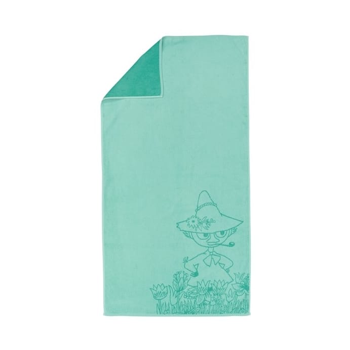 Mummitrollet badehåndkle 70 x 140 cm - Snusmumrikken mint - Moomin Arabia