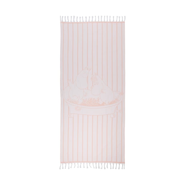 Mummitrollet Hamam håndkle 80x150 cm - Rosa - Moomin Arabia