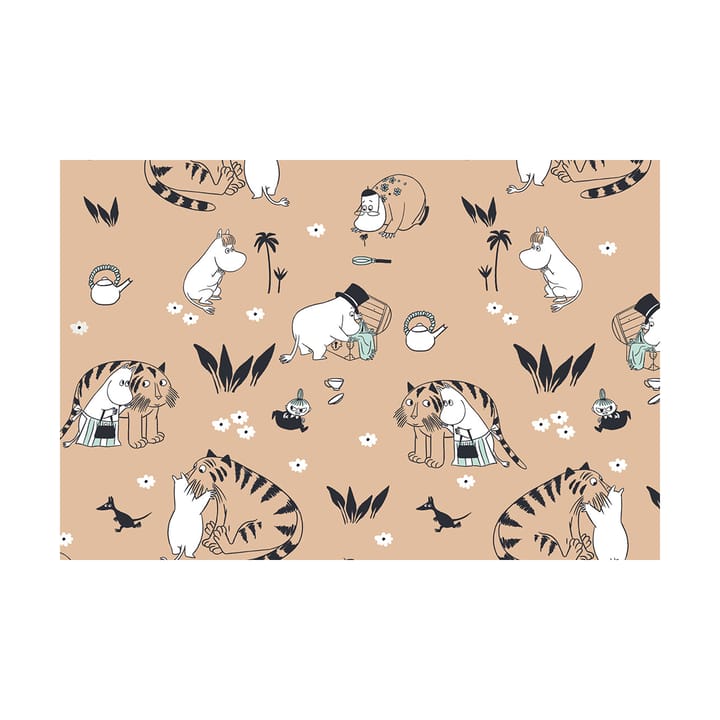 Mummitrollet sengesett 150 x 210 cm, Mummifamilien beige Moomin Arabia