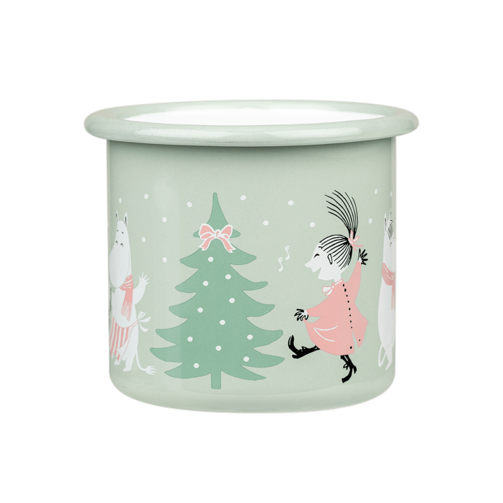 Moomin emaljekopp 25 cl, Festive spirits Muurla